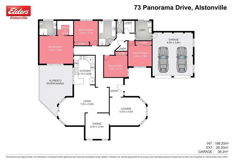 Floorplan of Homely house listing, 73 Panorama Drive, Alstonville NSW 2477