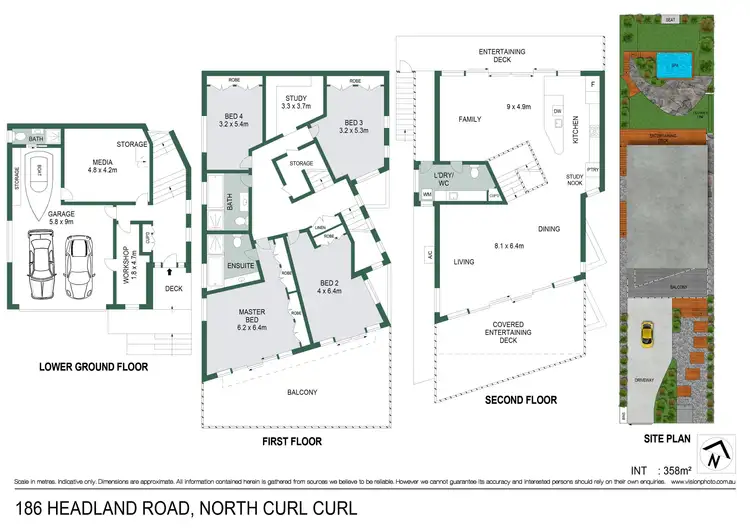 Floorplan of Homely house listing, 186 Headland Road, North Curl Curl NSW 2099