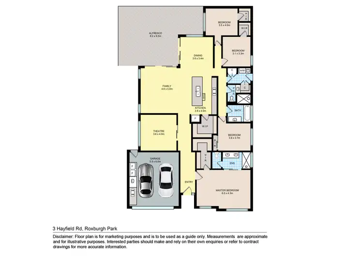 Floorplan of Homely house listing, 3 Hayfield Road, Roxburgh Park VIC 3064