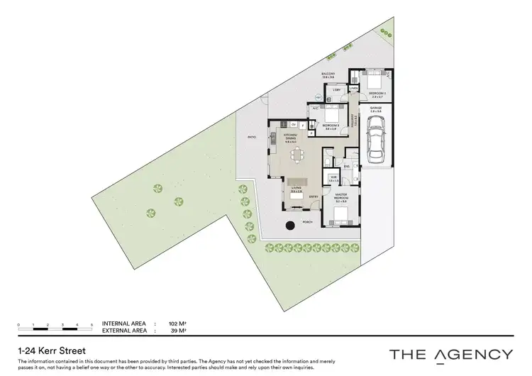 Floorplan of Homely unit listing, 1/24 Kerr Street, Meikleville Hill QLD 4703