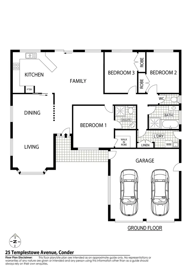 Floorplan of Homely house listing, 25 Templestowe Avenue, Conder ACT 2906