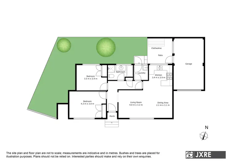 Floorplan of Homely unit listing, 2/3 Howard Court, Clayton VIC 3168