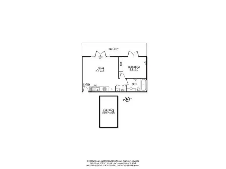 Floorplan of Homely apartment listing, 10/442 High Street, Northcote VIC 3070