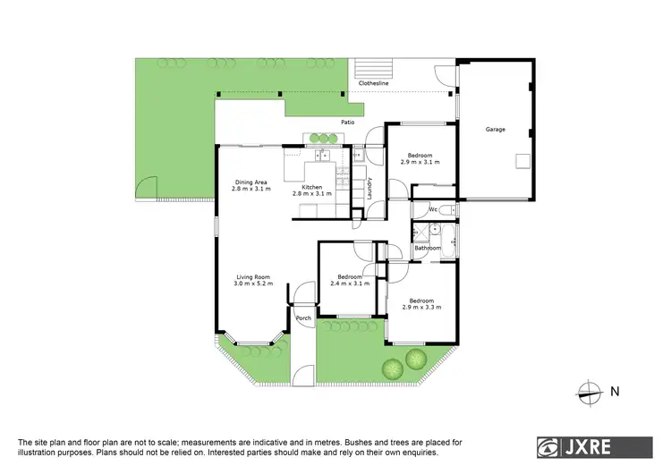 Floorplan of Homely unit listing, 2/9 Dunstan Street, Clayton VIC 3168