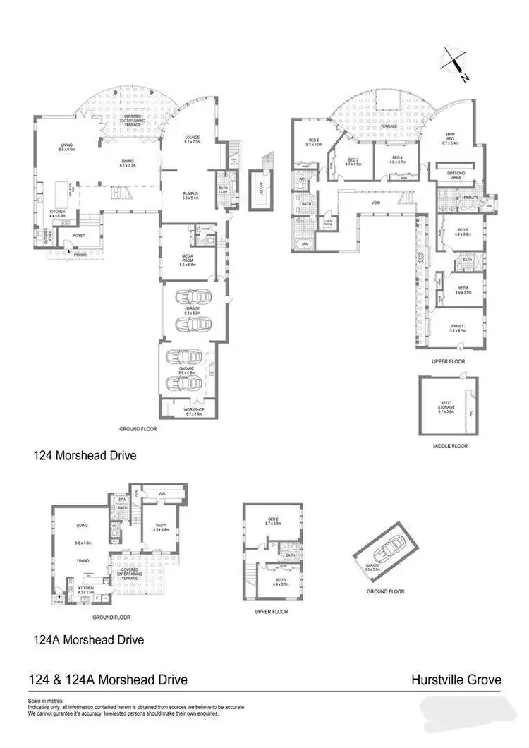 Floorplan of Homely house listing, 124 Morshead Drive, Hurstville Grove NSW 2220
