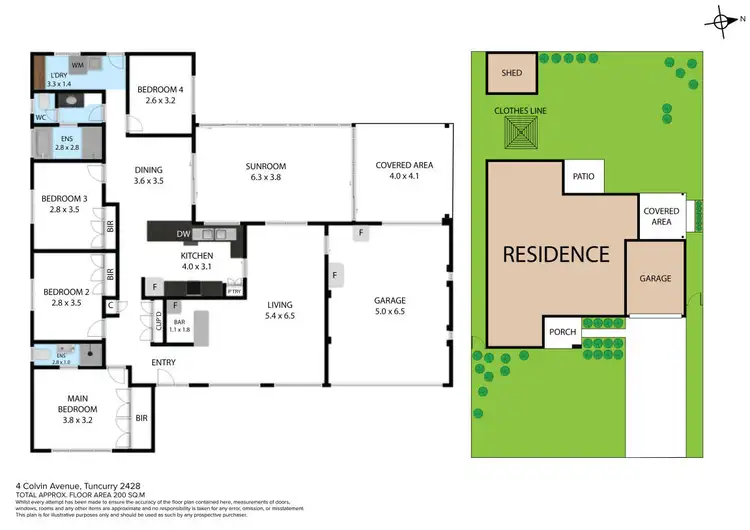 Floorplan of Homely house listing, 4 Colvin Avenue, Tuncurry NSW 2428