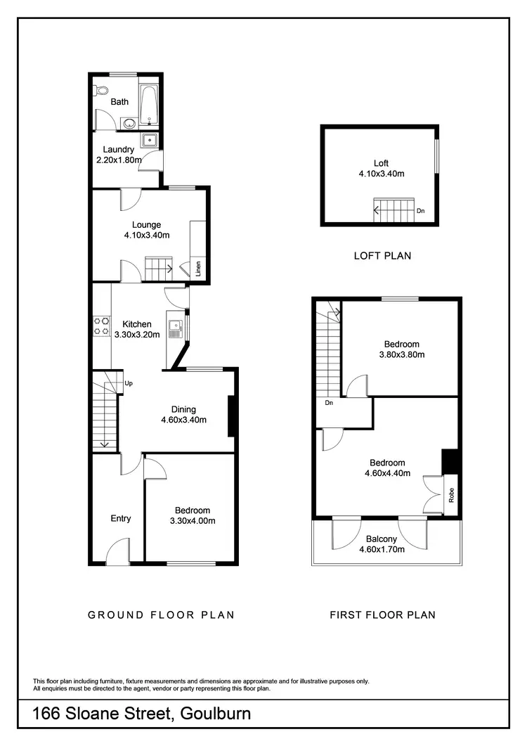 Floorplan of Homely house listing, 166 Sloane Street, Goulburn NSW 2580