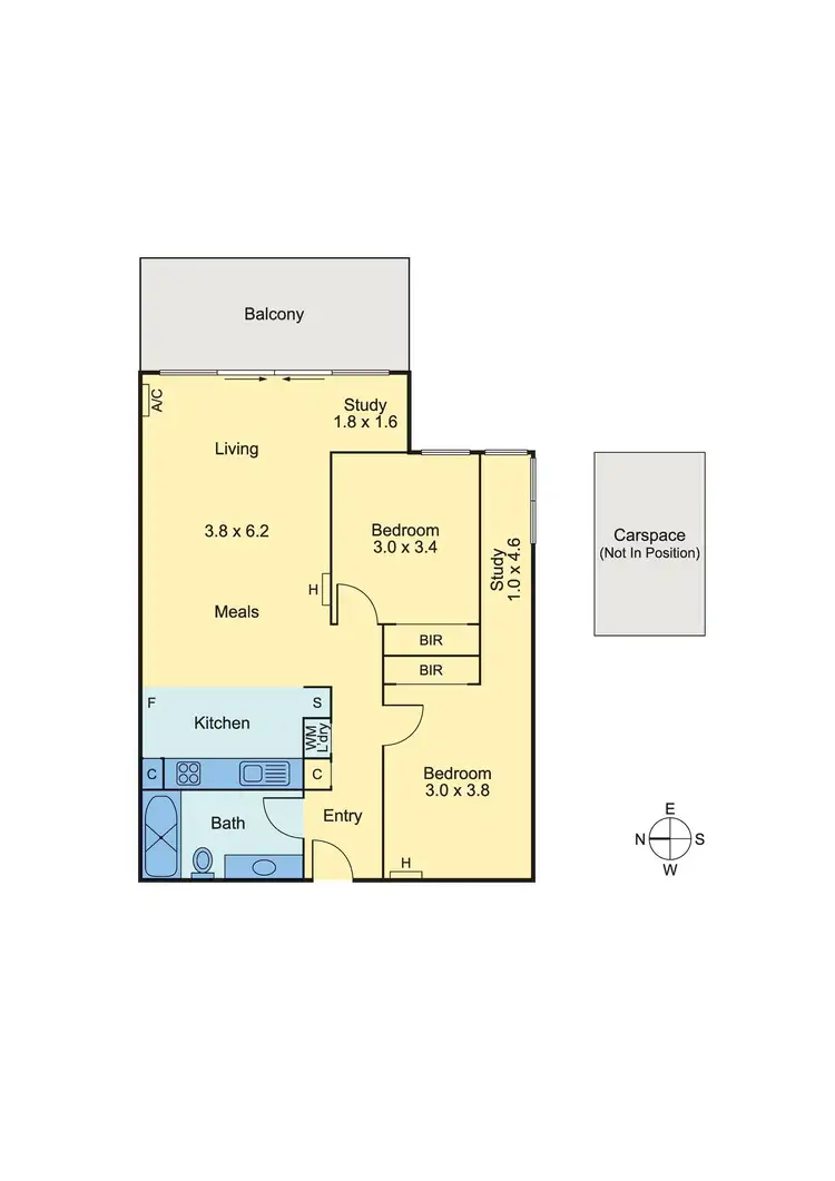 Floorplan of Homely apartment listing, 12/114 Mason Street, Newport VIC 3015