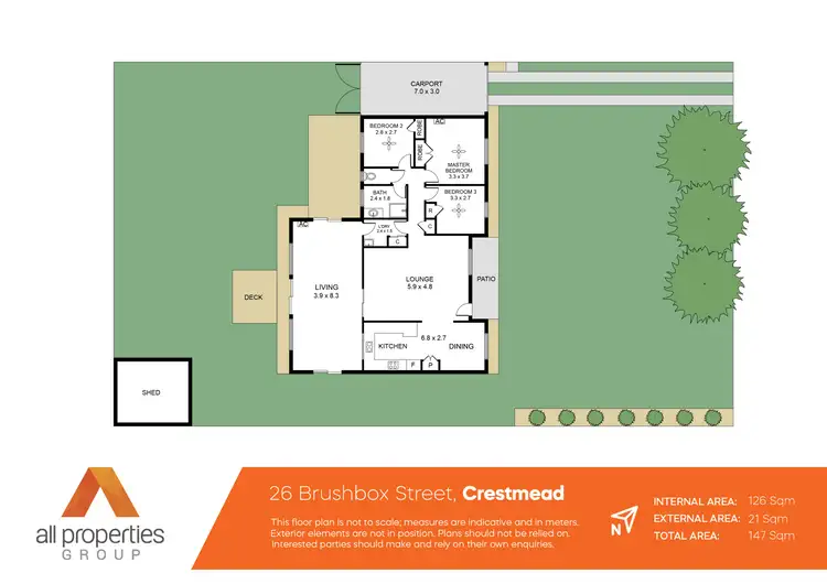 Floorplan of Homely house listing, 26 Brushbox Street, Crestmead QLD 4132