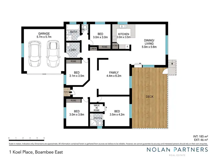 Floorplan of Homely house listing, 1 Koel Place, Boambee East NSW 2452