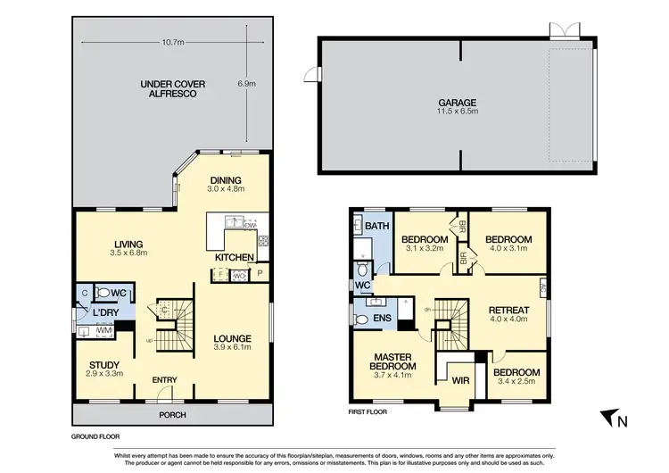 Floorplan of Homely house listing, 14 Ludlow Court, Derrimut VIC 3026