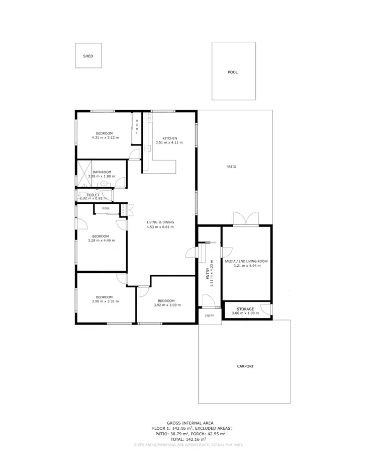 Floorplan of Homely house listing, 25 Cassia Street, Edge Hill QLD 4870