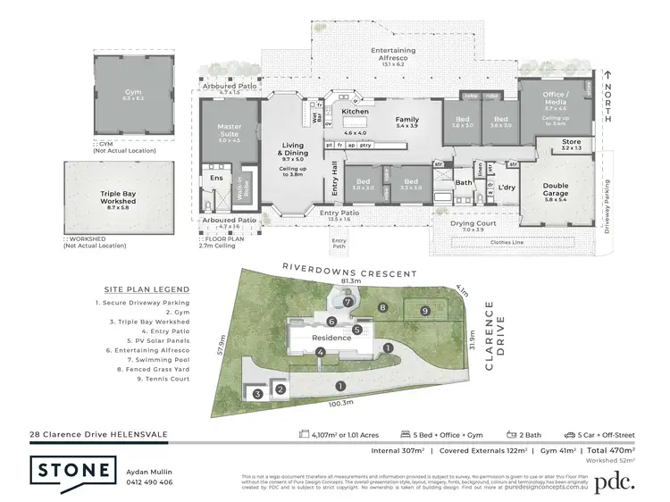 Floorplan of Homely house listing, 28 Clarence Drive, Helensvale QLD 4212
