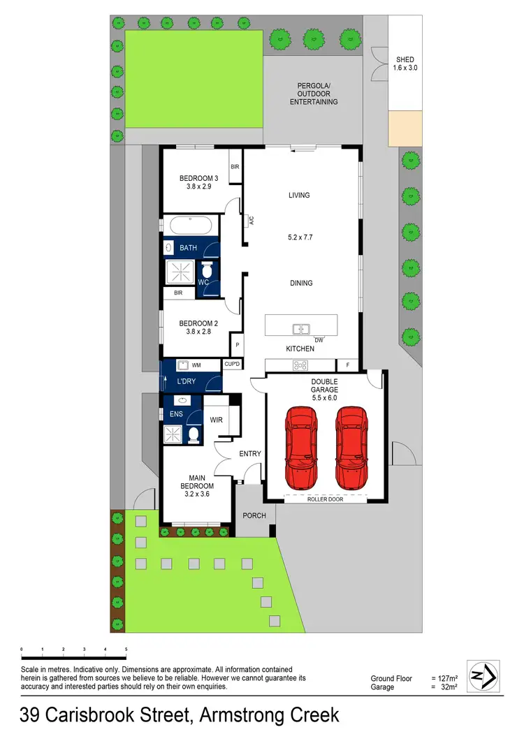 Floorplan of Homely house listing, 39 Carisbrook Street, Armstrong Creek VIC 3217