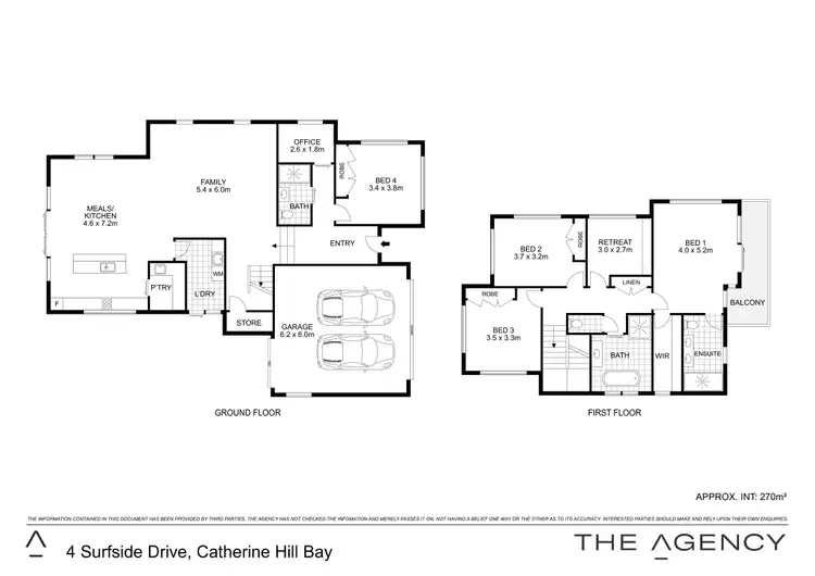 Floorplan of Homely house listing, 4 Surfside Drive, Catherine Hill Bay NSW 2281