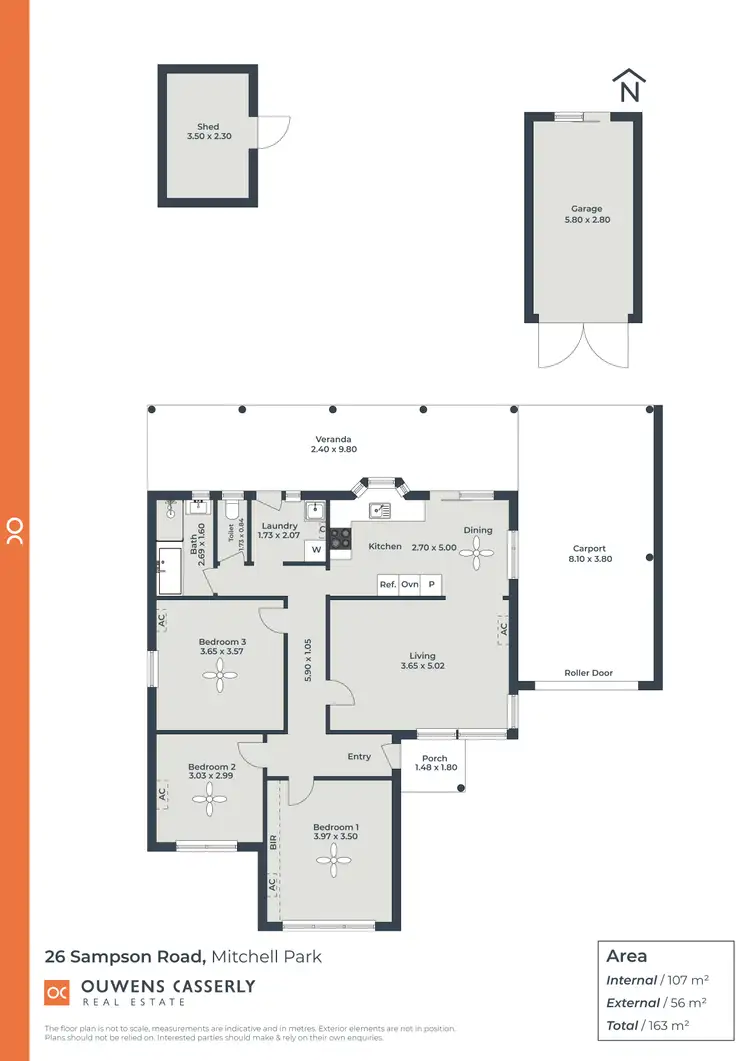 Floorplan of Homely house listing, 26 Sampson Road, Mitchell Park SA 5043