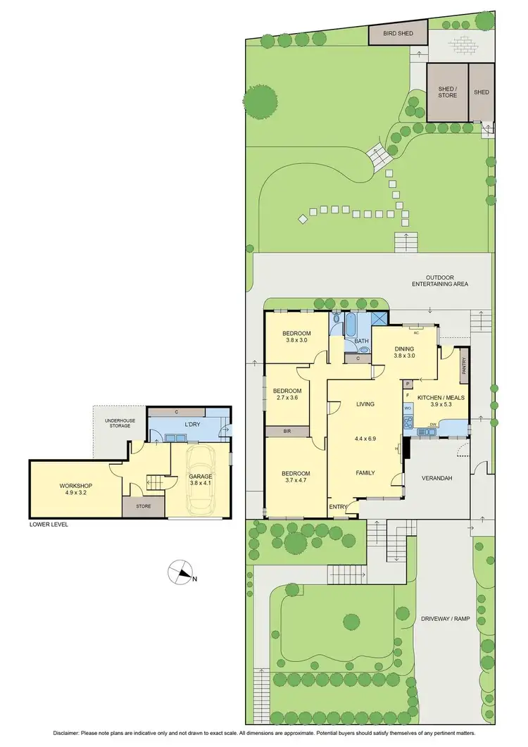 Floorplan of Homely house listing, 43 Hillsyde Parade, Strathmore VIC 3041
