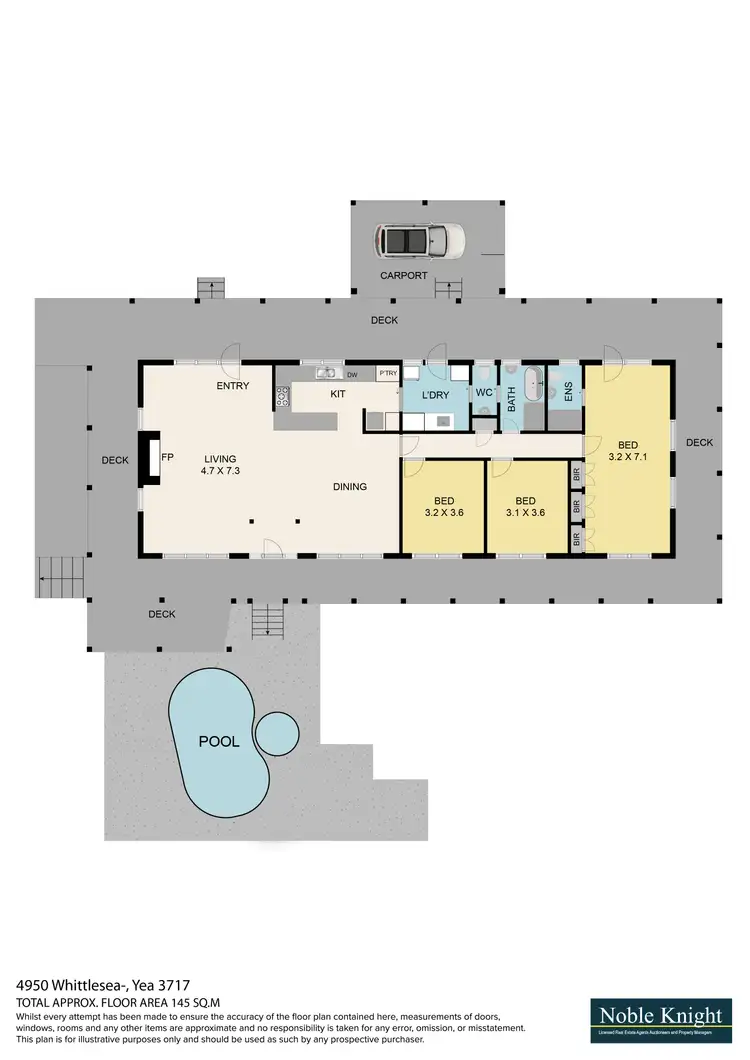 Floorplan of Homely rural property listing, 4950 Whittlesea- Yea Road, Yea VIC 3717