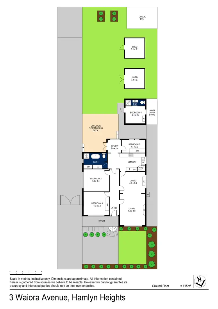 Floorplan of Homely house listing, 3 Waiora Avenue, Hamlyn Heights VIC 3215