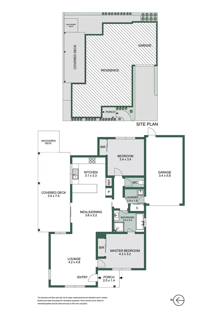 Floorplan of Homely unit listing, 2/23 Hope Street, Rosebud VIC 3939