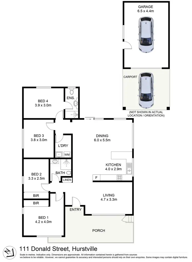 Floorplan of Homely house listing, 111 Donald Street, Hurstville NSW 2220