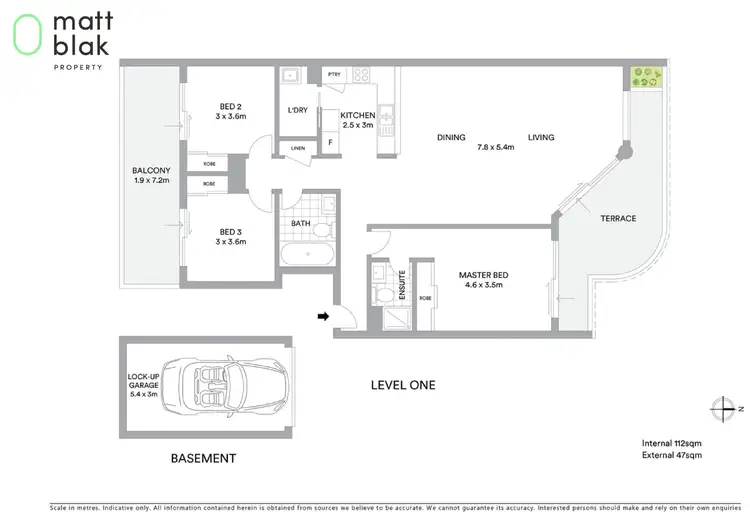 Floorplan of Homely apartment listing, A6/1 McDonald Street, Cronulla NSW 2230