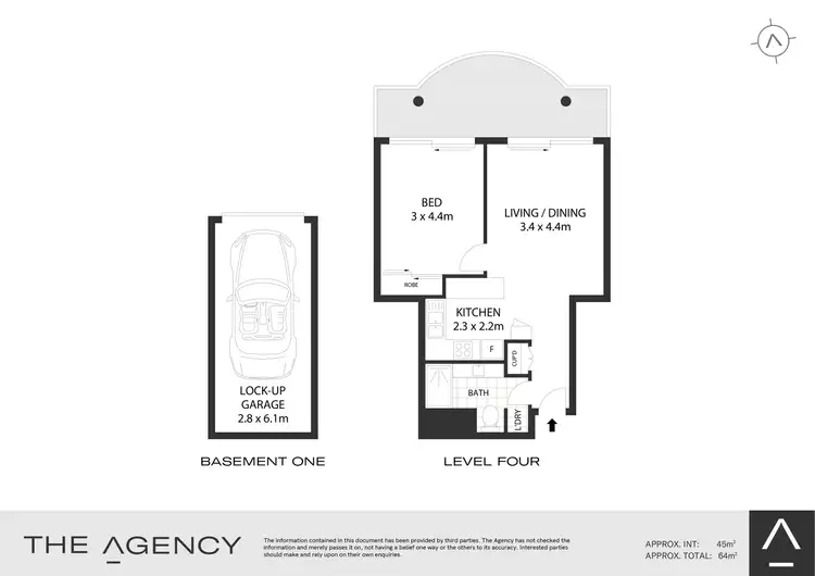 Floorplan of Homely apartment listing, 409/450 Military Road, Mosman NSW 2088