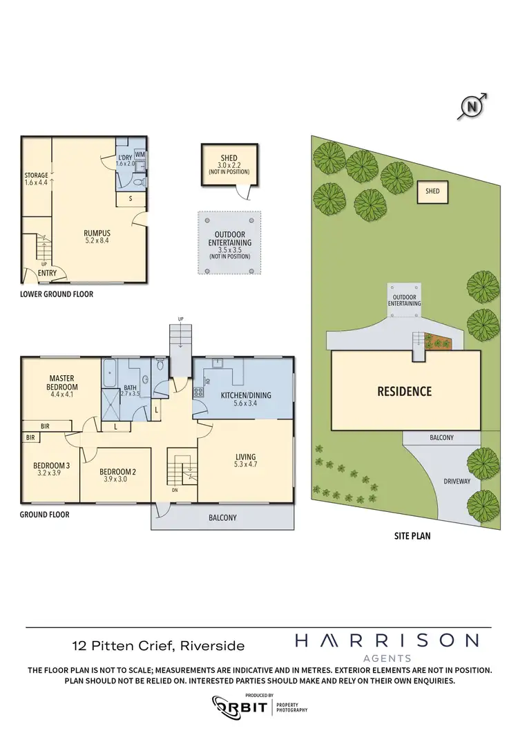 Floorplan of Homely house listing, 12 Pitten Crief, Riverside TAS 7250