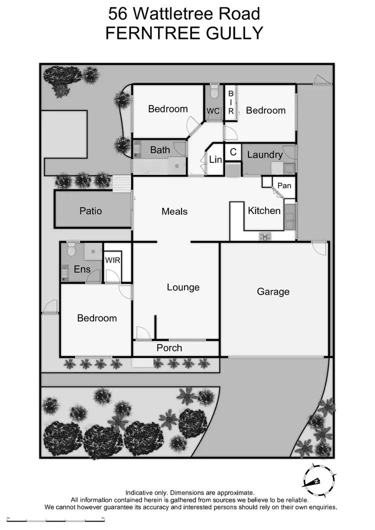 Floorplan of Homely unit listing, 56 Wattletree Road, Ferntree Gully VIC 3156