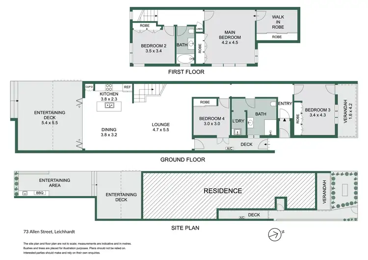 Floorplan of Homely house listing, 73 Allen Street, Leichhardt NSW 2040
