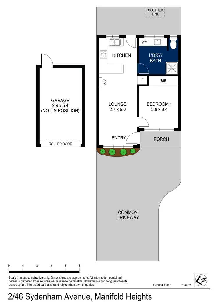 Floorplan of Homely unit listing, 2/46 Sydenham Avenue, Manifold Heights VIC 3218