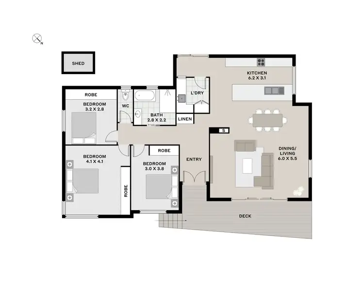 Floorplan of Homely house listing, 813 West Tamar Highway, Legana TAS 7277