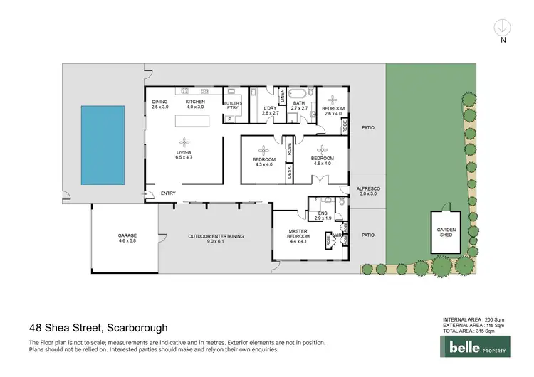 Floorplan of Homely house listing, 48 Shea Street, Scarborough QLD 4020