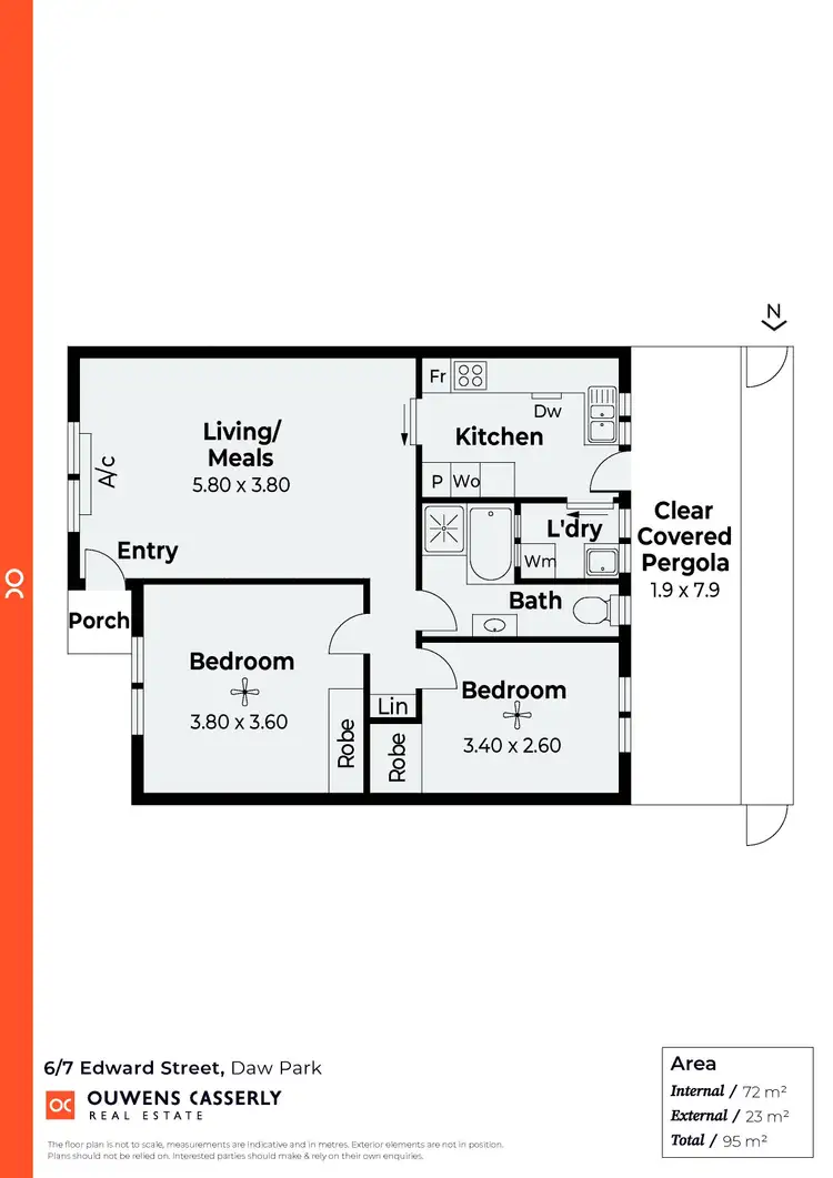 Floorplan of Homely unit listing, 6/7 Edward Street, Daw Park SA 5041