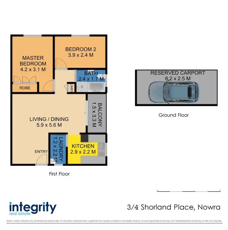 Floorplan of Homely unit listing, 3/4 Shorland Place, Nowra NSW 2541