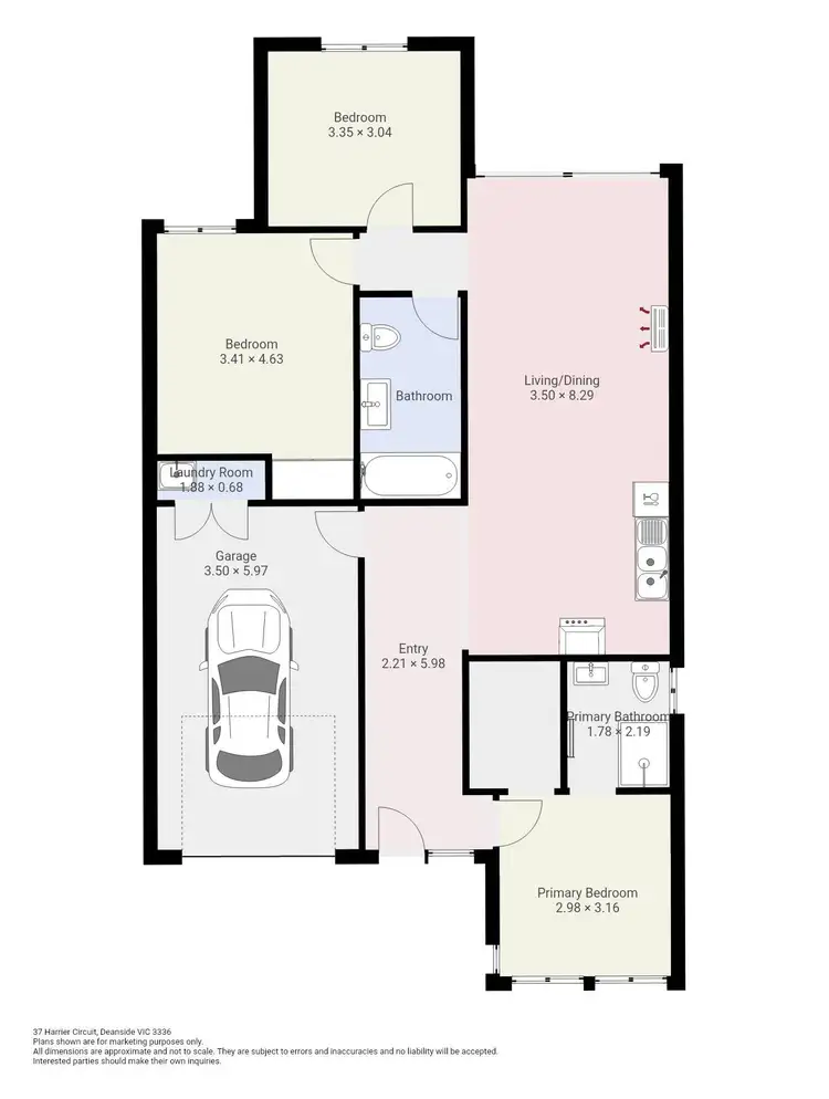 Floorplan of Homely house listing, 37 Harrier Circuit, Deanside VIC 3336