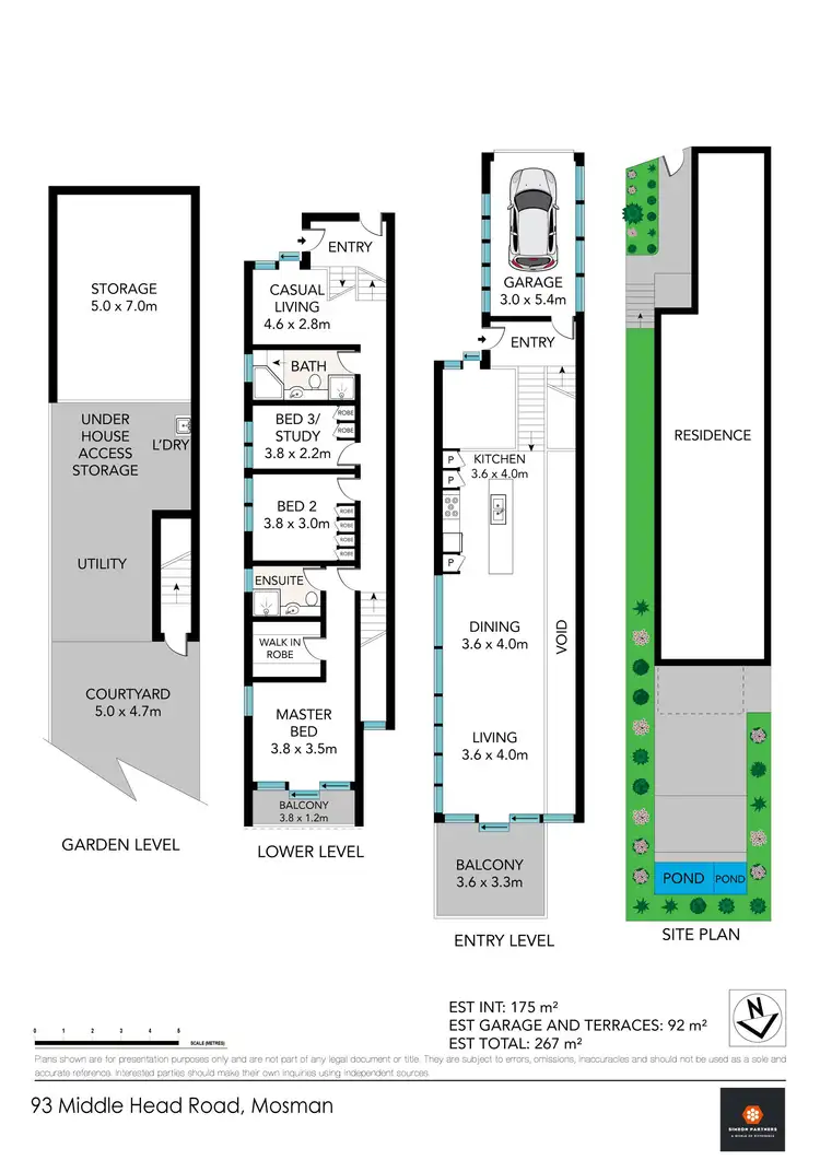 Floorplan of Homely house listing, 93 Middle Head Road, Mosman NSW 2088