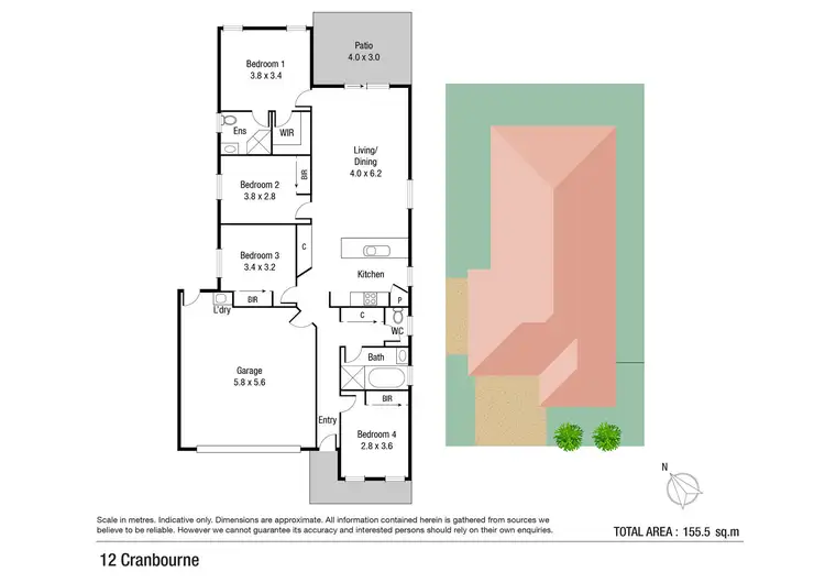 Floorplan of Homely house listing, 12 Cranbourne Street, Shaw QLD 4818