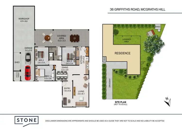 Floorplan of Homely house listing, 36 Griffiths Road, Mcgraths Hill NSW 2756