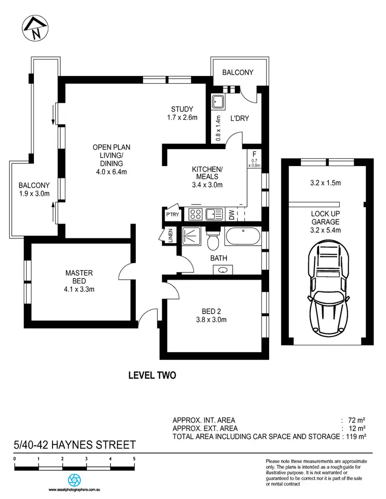 Floorplan of Homely apartment listing, 5/40 Haynes Street, Penrith NSW 2750