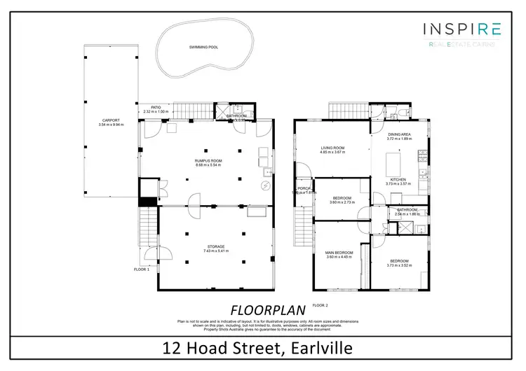 Floorplan of Homely house listing, 12 Hoad Street, Earlville QLD 4870