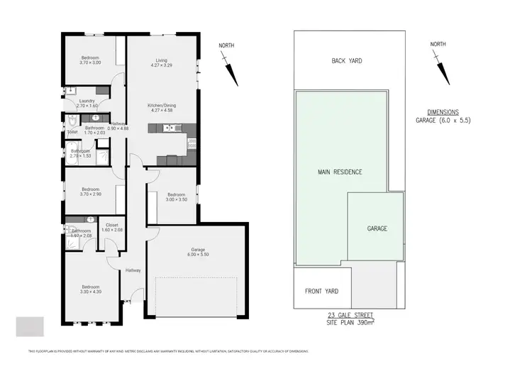 Floorplan of Homely house listing, 23 Gale Street, Whyalla Jenkins SA 5609
