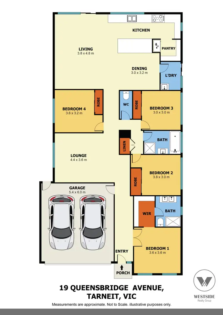 Floorplan of Homely house listing, 19 Queensbridge Avenue, Tarneit VIC 3029