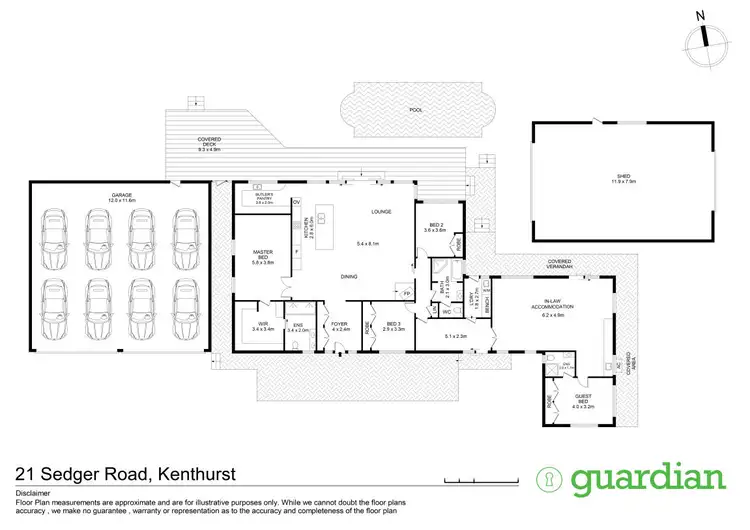 Floorplan of Homely house listing, 21 Sedger Road, Kenthurst NSW 2156
