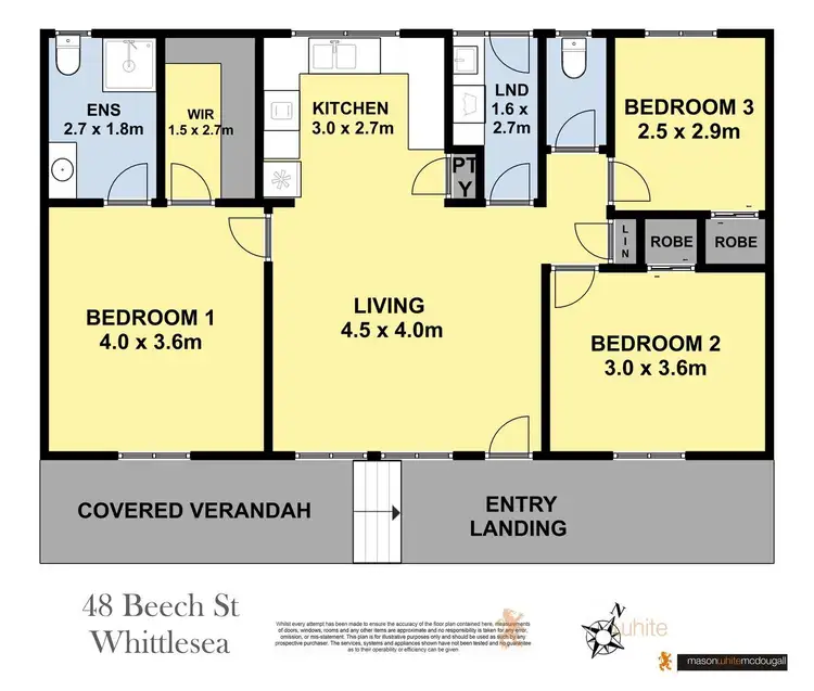 Floorplan of Homely house listing, 48 Beech Street, Whittlesea VIC 3757