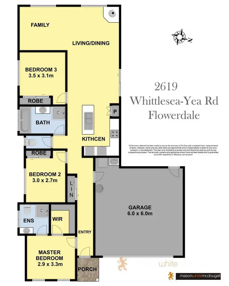 Floorplan of Homely house listing, 2619 Whittlesea-Yea Road, Flowerdale VIC 3717