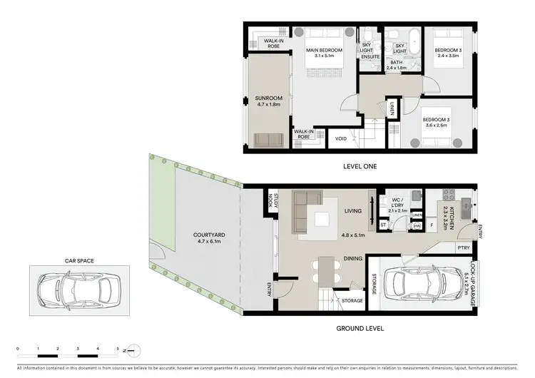 Floorplan of Homely townhouse listing, 3/104 Fisher Road, Dee Why NSW 2099