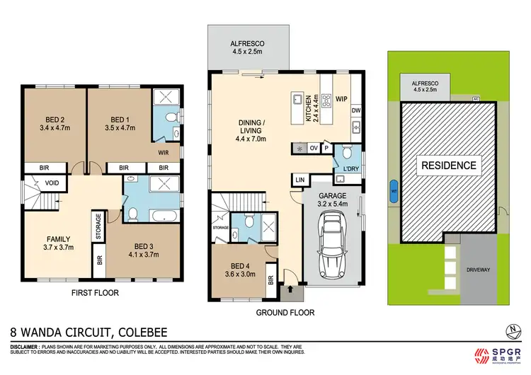 Floorplan of Homely house listing, 8 Wanda Circuit, Colebee NSW 2761