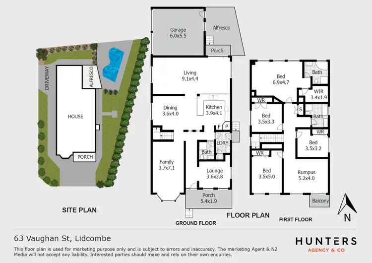 Floorplan of Homely house listing, 63 Vaughan Street, Lidcombe NSW 2141