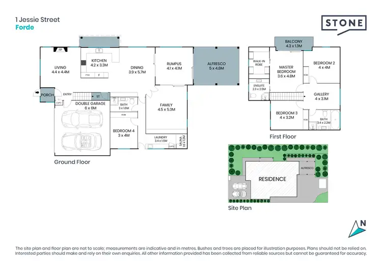 Floorplan of Homely house listing, 1 Jessie Street, Forde ACT 2914